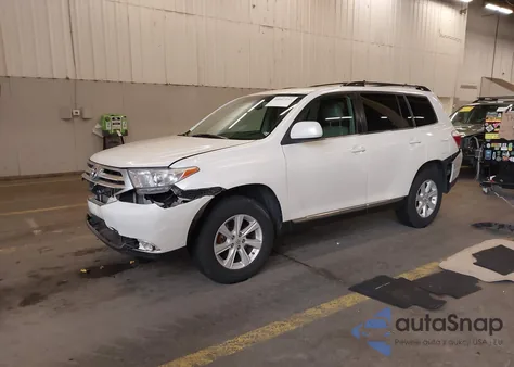 2012 Toyota Highlander Se V6 from USA, damaged, VIN 5TDBK3EHXCS137855